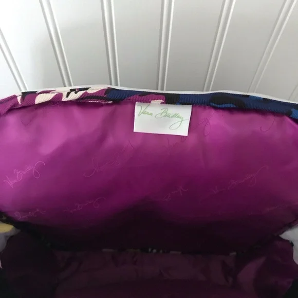 Vera Bradley Large Backpack - African Violet Retired Pattern - Picture 5 of 7